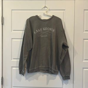 faded lake george crewneck